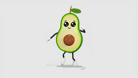 Avocado running 库存影片 168029146