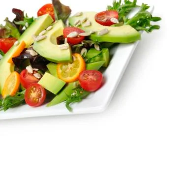 Avocado salad Stock Photos