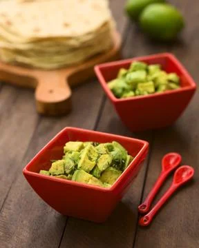 Avocado salad Stock Photos