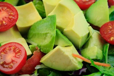Avocado salad Stock Photos