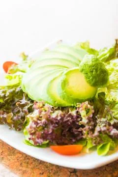 Avocado salad Foto stock