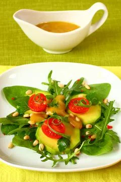 Avocado salad Stock Photos