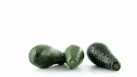 Avocado side view Stock Footage 98578663