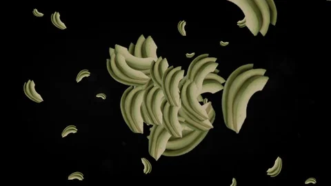 Avocado slices explosion 動画素材 86392474