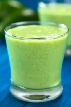 Avocado smoothie Stock Photos