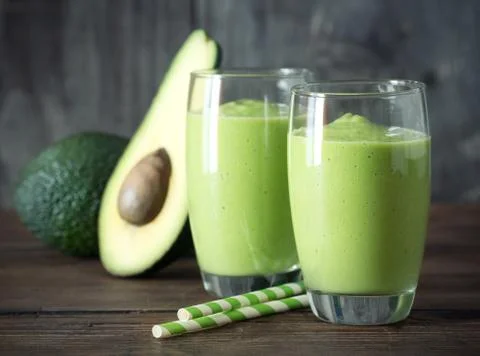Avocado Smoothie Stock Photos