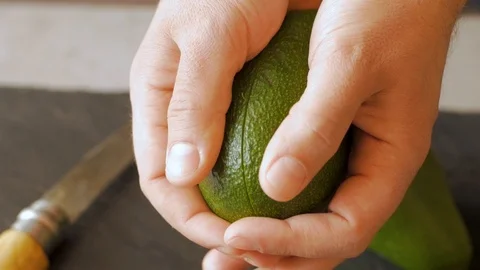 Avocado on the table Stock Footage 109601064