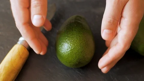Avocado on the table Stock Footage 109601122