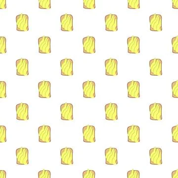 Avocado toast pattern for healthy breakfast background Illustrazione stock