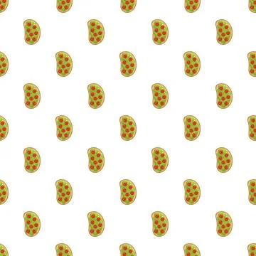 Avocado toast pattern repeat for healthy breakfast design Stock Illustration