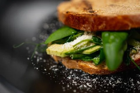 Avocado toast Stock Photos