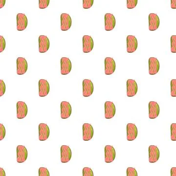 Avocado toast sandwich pattern repeating background food concept Stock Illustration
