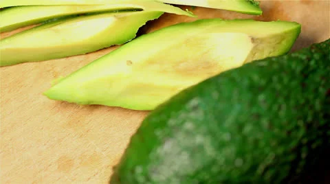 Avocado turns Stock Footage 24855383