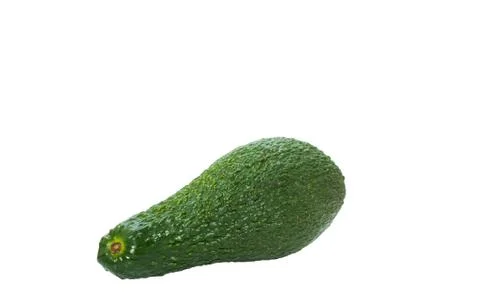 Avocado on white background. Stock Photos