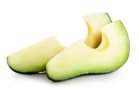 Avocado on white background Stock Photos