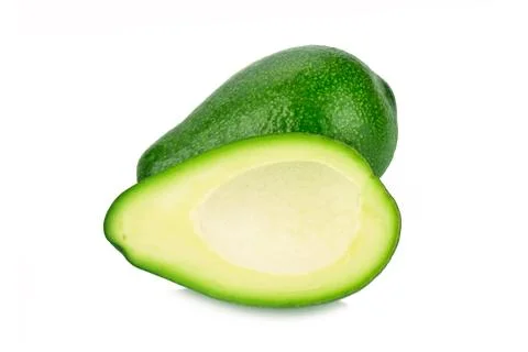 Avocado on white background Foto stock