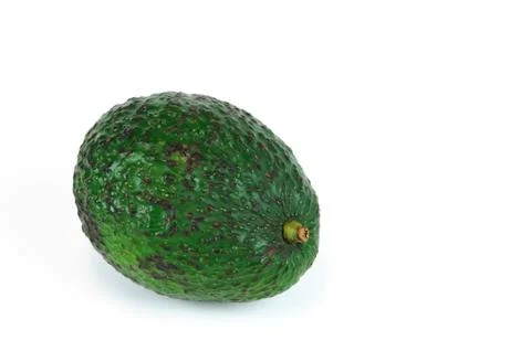 Avocado on white background Stock Photos