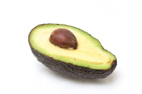 Avocado on white background Stock Photos