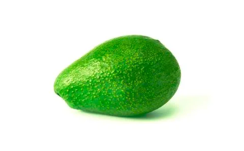Avocado on white background Stock Photos