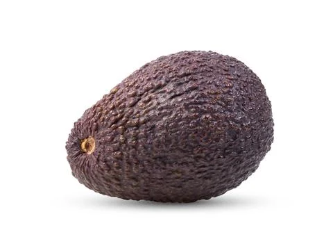Avocado on white background Stock Photos