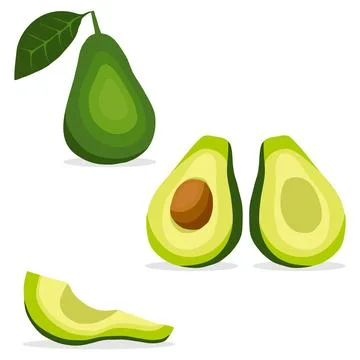 Avocados Stockillustratie
