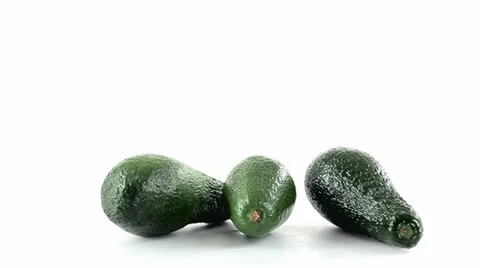 Avocados many front view Vidéo 23735033