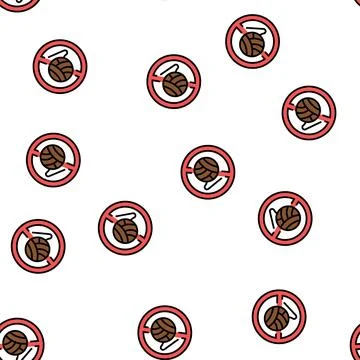 Avoid allergens dry skin vector seamless pattern イラスト素材