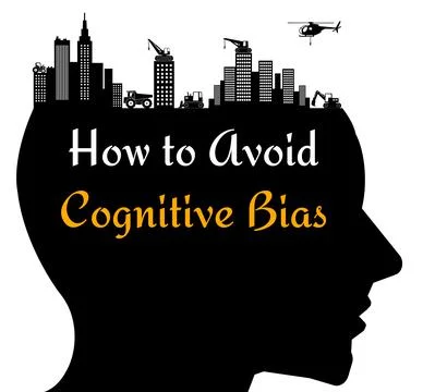 Avoid cognitive bias Stock Illustration