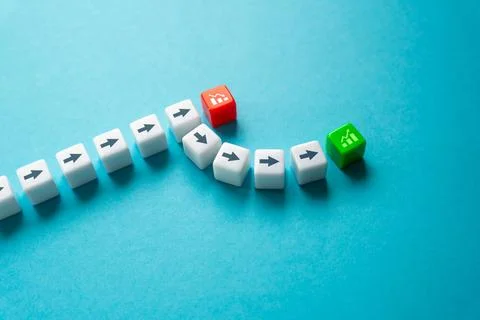 Avoid losses, make a profit. Change plans, work on mistakes. Increase effic.. 스톡 사진