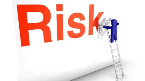 Avoid risk by elimination Stock Illustration