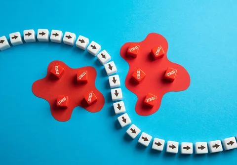 Avoid stress and nervous breakdowns. Maintain mental well-being. Managing w.. Stock Photos