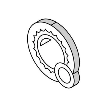 Avoid sun isometric icon vector illustration Stock Illustration