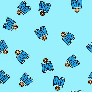 Avoid wearing tight clothing vector seamless pattern Stock Illustration