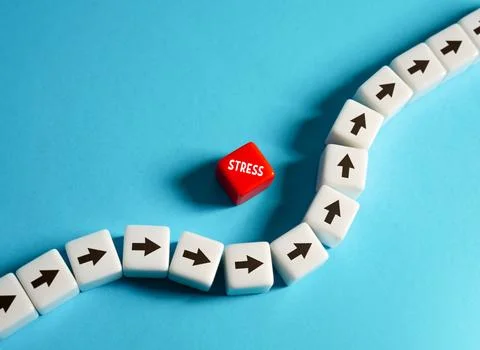 Avoidance of stress. Avoid irritants. Never mind. Don't take on other people' Foto stock