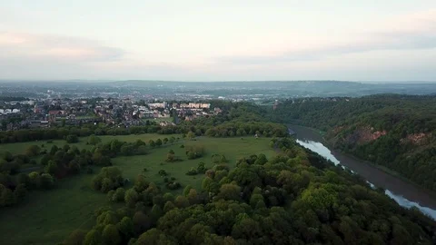 AVON GORGE DRONE Stock Footage 92723590