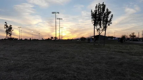 Avondale Sunset Steadicam Stock Footage 88887096