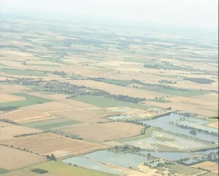 Avro Lancaster Bomber. Rare Air To Air Footage of PA474 Stock Footage 1070702