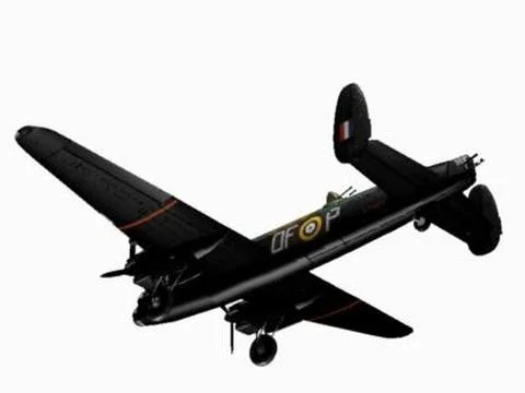 Avro Manchester B1A 3D Model
