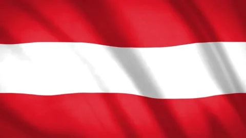 Avusturya Bayrağı Stock Footage 188091421