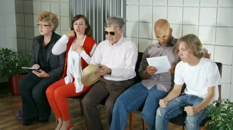 Awaiting Audition Stock Footage 22772453