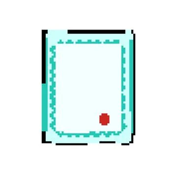 Award certificate pixel art vector illustration Stock Illustration
