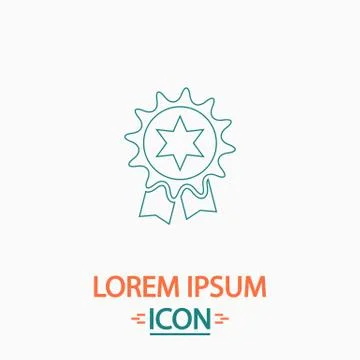 Award computer symbol Stock Illustration