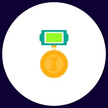 Award computer symbol Illustrazione stock