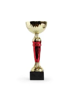 Award cup on white Stock Photos