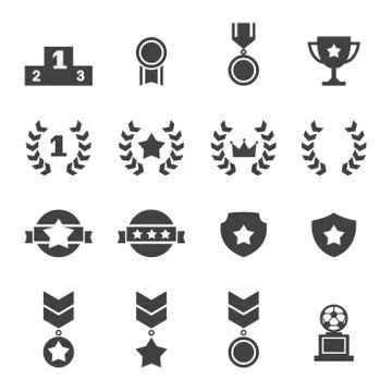 Award icon Stock Illustration
