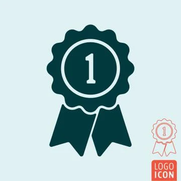 Award icon isolated Stock Illustration