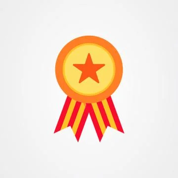 Award icon. simple flat vector illustration Illustrazione stock