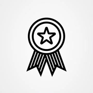 Award icon. simple flat vector illustration Stock Illustration