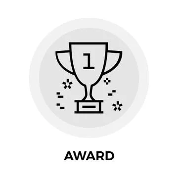 Award Line icon Stock Illustration