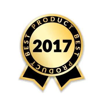 Award ribbon the best Stock Illustration